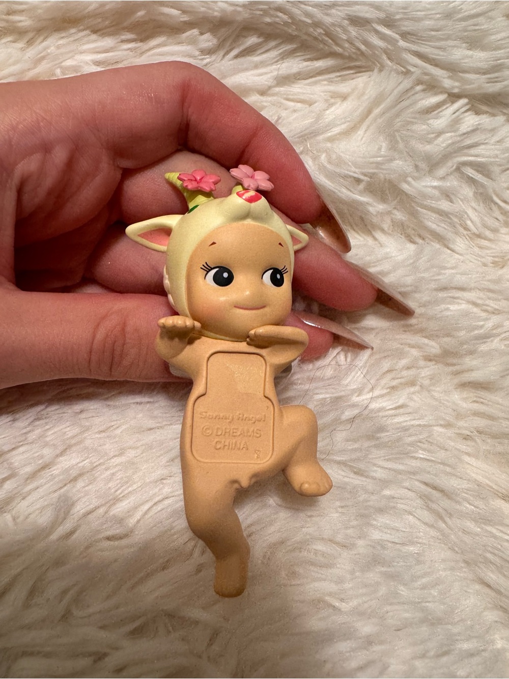 Sonny Angel Mini Figure Cherry Blossom Hippers Series Goat Authentic